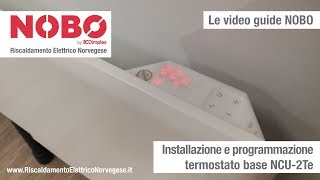 NOBO by Dimplex • Installazione e programmazione termostato base NCU-2Te