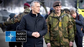 NATO Secretary General at Exercise Cold Response 2022 in Norway 🇳🇴, 25 MAR 2022