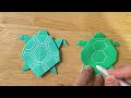 쉬운 거북이 종이접기 origami paper turtle.