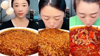 【解壓助眠ASMR】吃辣辣火雞麵 Eating hot chicken noodles