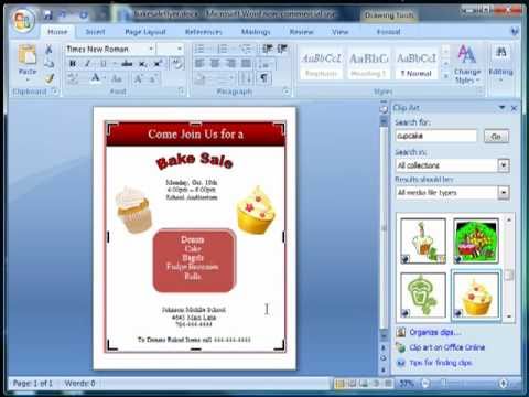 How to Make a Flyer using Microsoft Word How to Make a Flyer using Microsoft Word