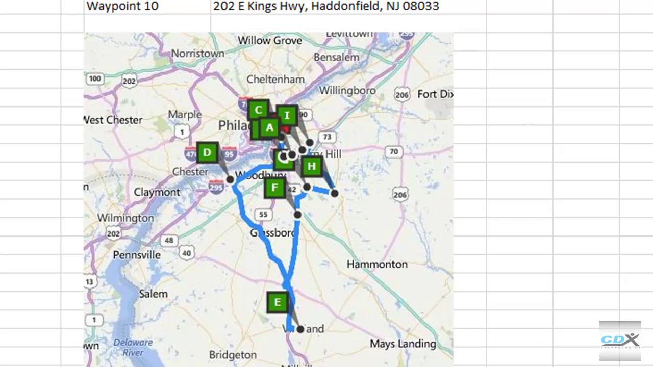 Route Optimization Using Bing Maps In Excel - YouTube