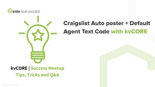 Craigslist Auto poster + Default Agent Text Code - 09/28