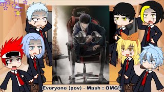 Mashle Magic and Muscles reacts to Mash||Part -1/2/3||