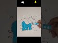 Colouring Elephant: Easy Tutorial for Kids and Babies