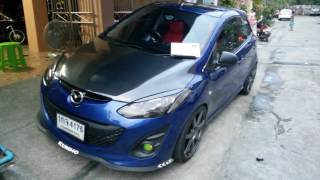 กล่องพับกระจกมองข้างออโต้ KS AUTO ติดตั้งใน Mazda 2 ปี 2009 (1)