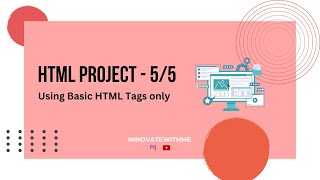 Project - 5/5 HTML5 Website Project for Beginners | HTML tutorial for beginners -  2023