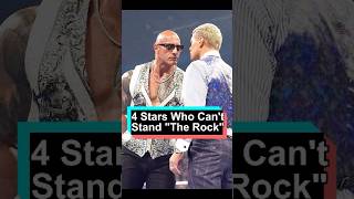 4 Stars Who Can't Stand Dwayne The Rock Johnson.#foryou #usa #celebrity #fyp