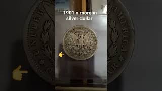 1901 o morgan silver dollar