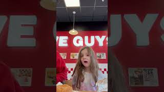 Hannah Tries Five Guys Fries