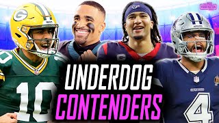 Underdog Super Bowl Picks: Packers & Texans dangerous, Eagles or Cowboys legit? Brady roast reaction