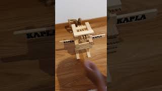 how  to  build  a  robot  with  kapla  blocks  #shorts