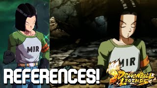 MVP Android 17 Anime References! (Side by Side) Dragon ball legends!