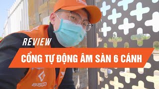 Review Cổng tự động 6 cánh CNC - Cổng tự động Roger