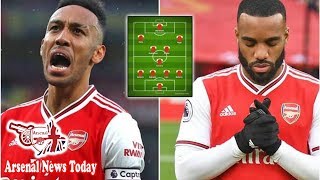 How Arsenal could look if Pierre-Emerick Aubameyang and Alexandre Lacazette quit club- news today