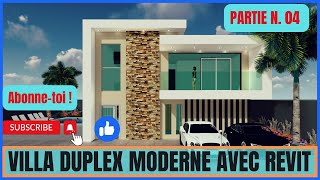 FORMATION COMPLETE D'UNE VILLA DUPLEX MODERNE AVEC REVIT ARCHITECTURE PARTIE 04