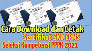 Tutorial Lengkap Cara Download Sertifikat Cat Skd Cpns Dan Pppk 2023 ...