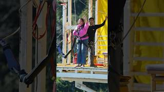 Himalayan Bungy Rishikesh #bungee #bungeejumping #jumping #adventure #trending #viral #bungy #shorts