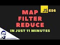 Higher Order Array Functions | Map, Filter, Reduce | JavaScript ES6 Tutorial