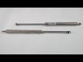 How to measure the stroke, length and pressure of stainless steel gas spring with ball joint?