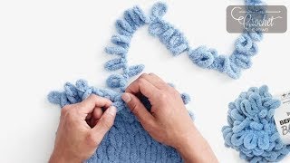 EZ Knitting Cast On | BEGINNER | The Crochet Crowd