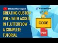 Creating Custom PDFs with Assets in @FlutterFlow - A Complete Tutorial
