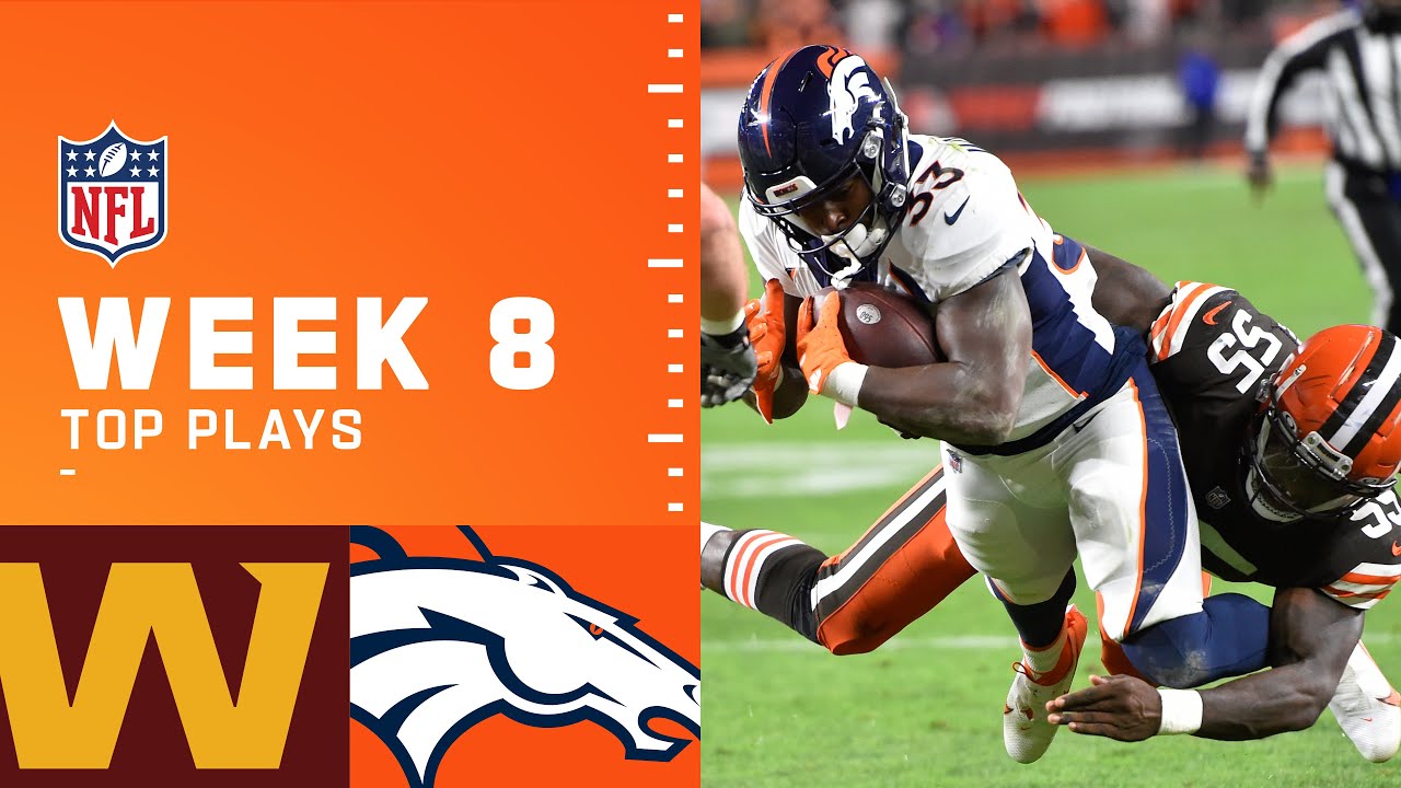 Broncos Top Plays From Week 8 Vs. Washington | Denver Broncos - YouTube