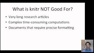 Literate Statistical Programming with knitr
