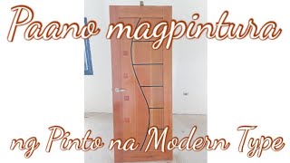 Paano magpintura ng pinto/step by step varnish tutorial