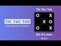 Build a Tic Tac Toe using HTML CSS & JavaScript