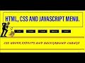 JAVASCRIPT ONCLICK FUNCTION AND HOVER EFFECT.