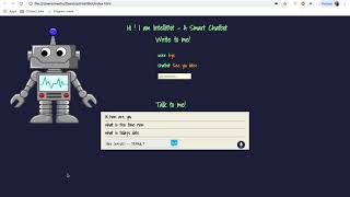 IntelliBot - A Smart Chatbot [ Javascript, JAVA, Bootstrap]