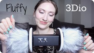ASMR 3Dio Double Fluffy Ear Massage - Brushing & Touching Mic With & Without Latex Gloves