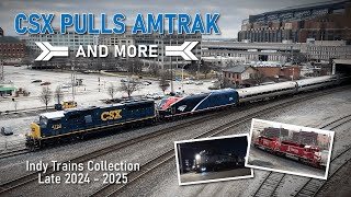 CSX Hauls the Cardinal and More - Trains of Indianapolis - October 2024 to February 2025