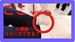 【悲報】99%の治療家が正確に触診できない、大腰筋とそのリリース手技！この動画を見るだけで実力上がります！