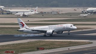 Le premier avion de ligne produit par la Chine réussit son premier vol commercial Shanghai-Beijing