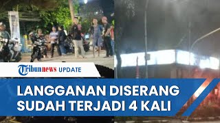 AKSI OTK Serang 3 Pos Polisi di Makassar, Mobil Patroli Dilempar Batu dan 2 Motor Dibakar