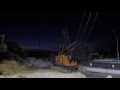 Time-lapse: Eastbound I-96 bridge demolition at northbound US-23