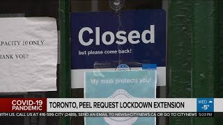 Toronto, Peel request lockdown extension until at least March 9