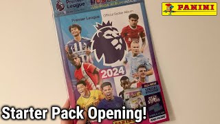 Starter Pack Opening! - Panini Premier League 2023/2024 Sticker Collection! ⚽️