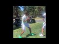 canelo u0026 stephen curry square up u0026 play fight at the golf course canelo shows him his killer speed