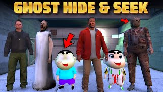 Franklin & Shinchan Playing Ghost Hide and Seek in GTA 5!