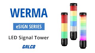 Werma eSign Series LED Signal Tower