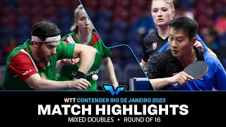 Wang/Kukulkova vs Ecseki/Madarasz | XD R16 | WTT Contender Rio de Janeiro 2023