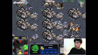 2015.02.11 한 지붕 두 가족으로 불리한 경기 역전! 꿀잼 ㅎㅎ Fastest Maps in StarCraft Brood War(3:3TeamPlay) 스타 빨무 팀플