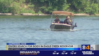 Divers search for man at Eagle Creek Reservoir