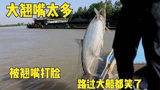 Ming Ge casts a net for a good harvest, and keeps going online with his mouth open