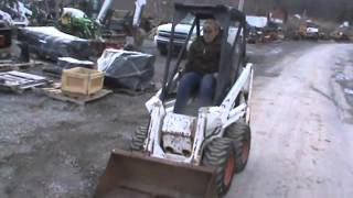 Bobcat 371 Mini Skid Steer Loader Kohler 14HP Awesome Barn Machine