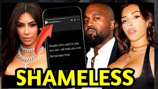KIM Kardashian mocks Kanye west wedding to Bianca Censori in an IG post