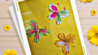 How to make paper Origami butterfly ll Paper origami Butterfly ll Paper butterfly easy craft ideas